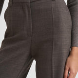 Pantalone donna a palazzo Powo tortora D231491 POWO024CASTAGNA P.a.r.o.s.h. 