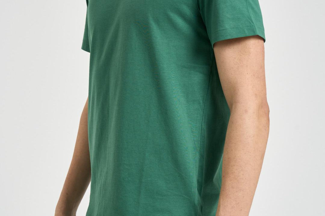 T-shirt uomo girocollo verde 710671438 422 RALPH LAUREN 