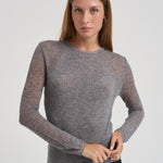 Top a coste in lurex KERRIA GREYLUREX IRO 