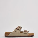 Sandalo arizona uomo in suede 951303U TAUPE BIRKENSTOCK 