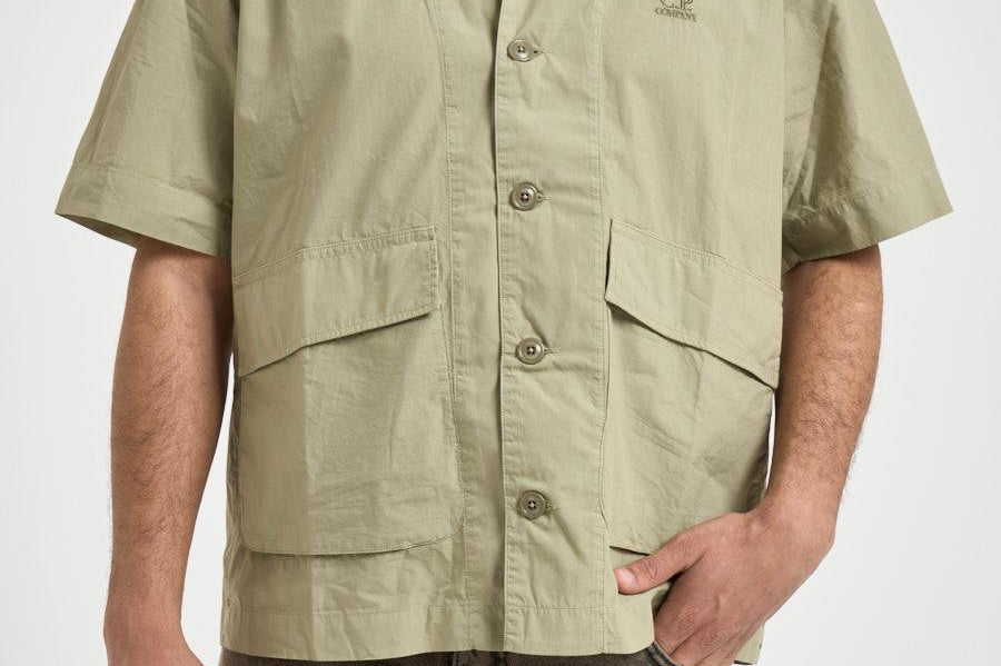 Camicia uomo tecnica verde salvia SH230A 610 C.P. COMPANY 