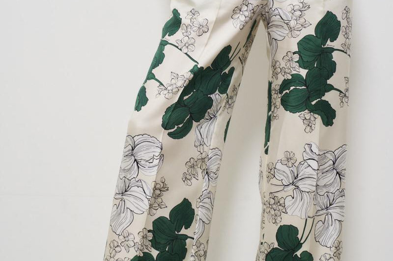 Pantaloni donna fantasia floreale Serenella D230260 SERENELLA868 P.a.r.o.s.h. 