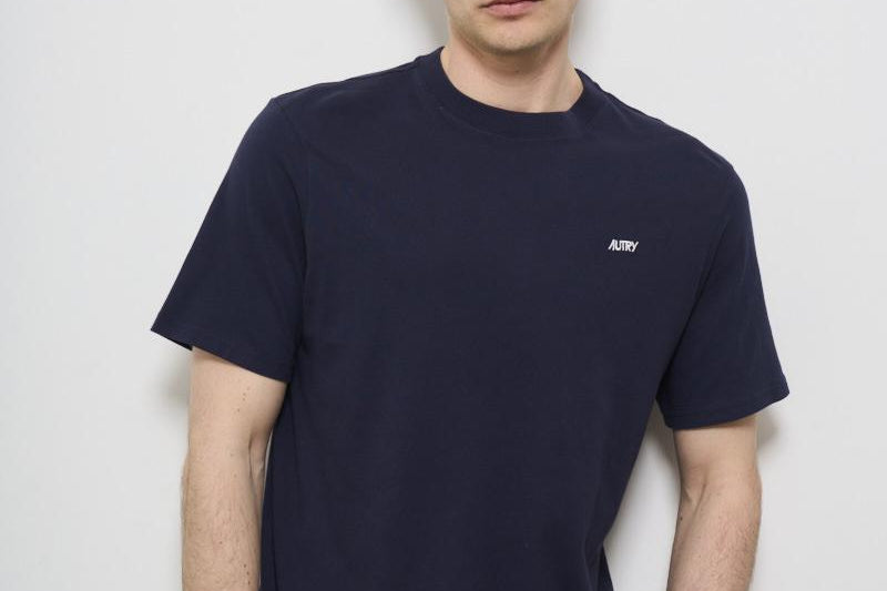 T-shirt uomo girocollo blu TSPM A7CB AUTRY 