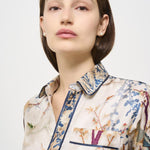 Camicia donna in seta Aloe fantasia 10642 514714 PIERRE-LOUIS MASCIA 