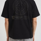 T-shirt uomo girocollo nera 2100037 S0241V0029 STONE ISLAND 