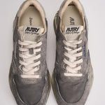 Sneakers uomo Reelwind low in suede grigio WVLM TN03 AUTRY 