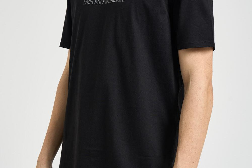 T-shirt uomo girocollo nera EM004583 AF13669MC540 EMPORIO ARMANI 