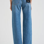 Jeans donna in cotone a gamba larga 7135 447 ANINE BING 