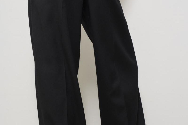 Pantalone donna wide-leg nero GWP01203 P00154690100 GOLDEN GOOSE 