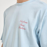 T-shirt uomo girocollo celeste TS209 CO002LIGHTBLUE DROLE DE MONSIEUR 