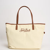 Borsa donna City media in nylon panna CB0002 01818L1018 MC2 SAINT BARTH 