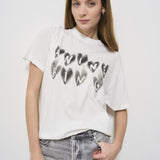 T-shirt donna bianca Cade 10465 IVY1 ANINE BING 
