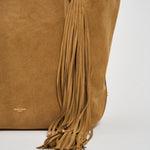 Borsa donna 24/7 in suede cammello GWA00785 A00079455303 GOLDEN GOOSE 