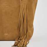 Borsa donna 24/7 in suede cammello GWA00785 A00079455303 GOLDEN GOOSE 