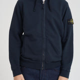 Felpa uomo con cappuccio blu scuro 6100067 S0A20V0020 STONE ISLAND 