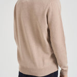 Maglia uomo girocollo beige REGENT LAMBSWL11 MC2 SAINT BARTH 