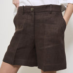 Bermuda donna marrone. D210154 BETULLA086 P.a.r.o.s.h. 
