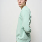 Felpa uomo girocollo verde acqua 710916689 012 RALPH LAUREN 