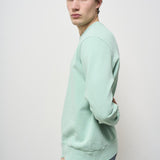 Felpa uomo girocollo verde acqua 710916689 012 RALPH LAUREN 