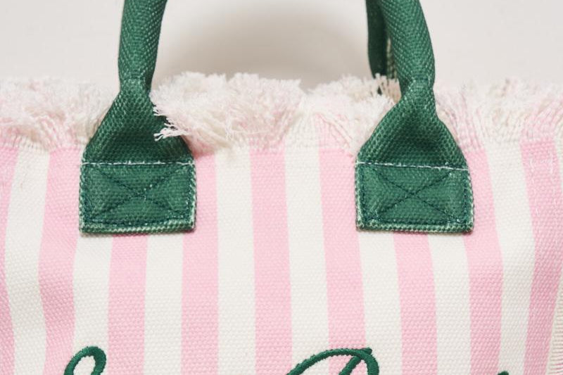 Borsa donna Colette a righe rosa COLETTE 03754H MC2 SAINT BARTH 