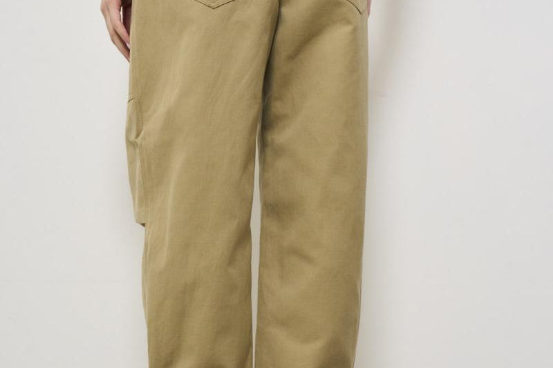 Pantalone donna verde carrot fit NATSA KHAKI IRO 