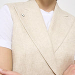 Giacca donna gilet beige 2157 542481 L.B.M. 