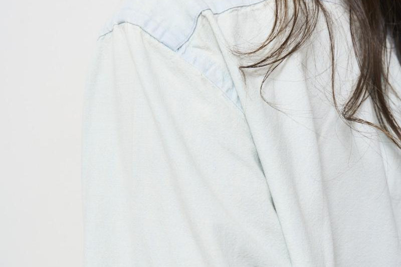 Camicia donna celeste in cotone 211891420 001 RALPH LAUREN 