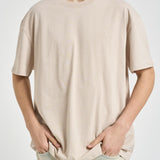 T-shirt uomo girocollo beige 1001491 LIGHTSAND LES DEUX 