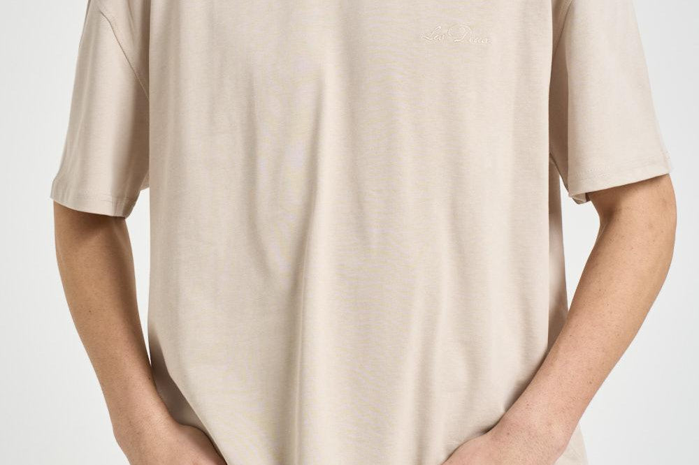 T-shirt uomo girocollo beige 1001491 LIGHTSAND LES DEUX 