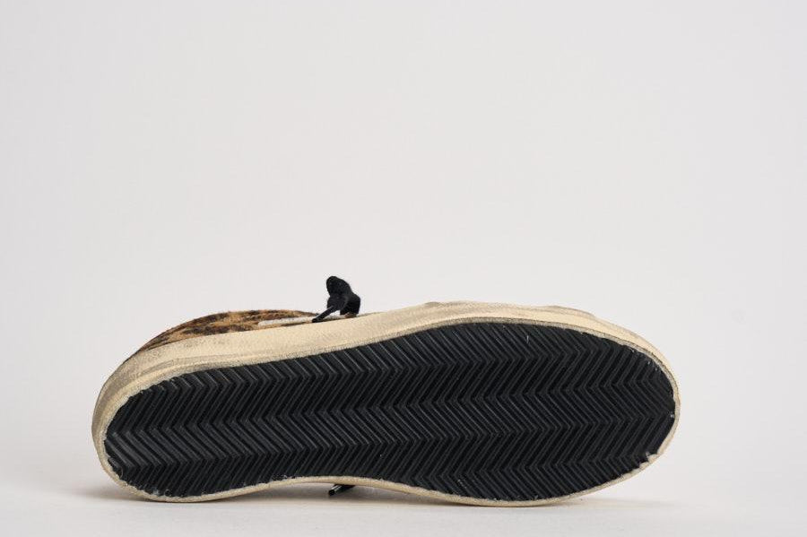 Sneakers donna Super Star in cavallino leopardato GWF00101 F00810315868 GOLDEN GOOSE 