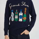 Maglia uomo girocollo Grand Slam blu HERON GDSLAM61EMB MC2 SAINT BARTH 