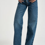 Jeans donna gamba dritta in denim blu A317 1254FORM AGOLDE 