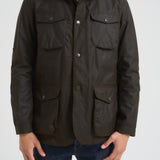 Gicca uomo in cotone cerato Ogston oliva MWX0700 OL51 BARBOUR 