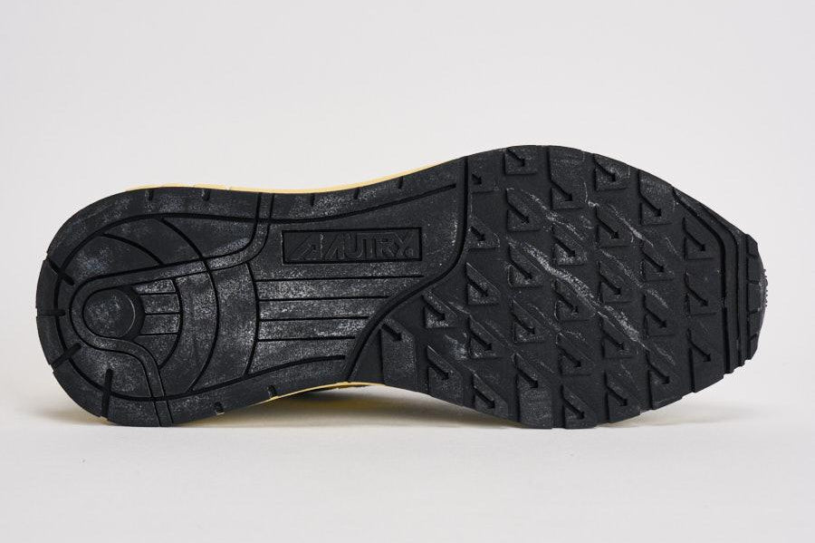 Sneakers uomo Reelwind grigia e gialla WWLM GQ06 AUTRY 