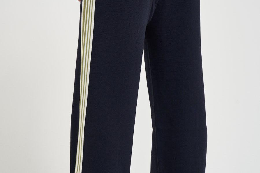 Pantalone uomo in maglia blu navy PAPM 027B AUTRY 