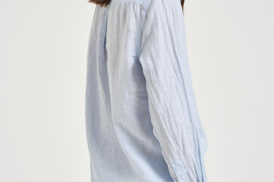 Camicia donna regular fit celeste 211970730 503 RALPH LAUREN 