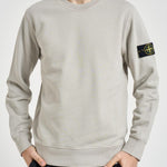 Felpa uomo girocollo grigio chiaro 6100060 S0051V0061 STONE ISLAND 