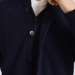 Cardigan uomo con bottoni blu 5100047 S00A3V0020 STONE ISLAND 