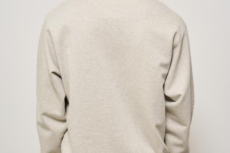 Felpa a polo uomo grigia PL132 CO127GY DROLE DE MONSIEUR 