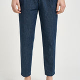 Pantalone uomo denim doppia pinces BELLOD 30010461 BRIGLIA 