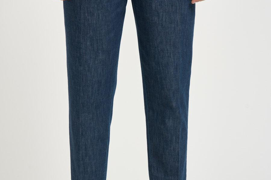 Pantalone uomo denim doppia pinces BELLOD 30010461 BRIGLIA 
