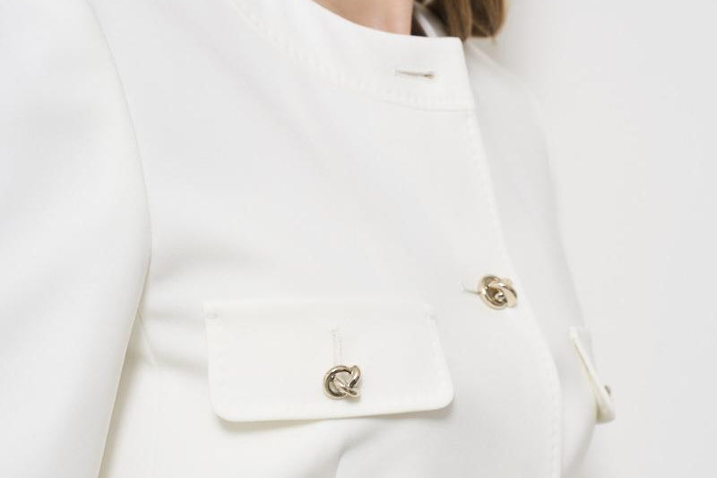Giacca donna bianca Yana YANA 1032709 MAX MARA STUDIO 