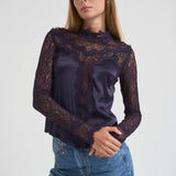 Top donna Diem in raso blu HT0694FA C3J05IBKMD ISABEL MARANT 