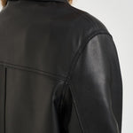 Giubbotto donna in ecopelle nero 8200 BLACK SWORD 6.6.44 