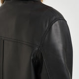 Giubbotto donna in ecopelle nero 8200 BLACK SWORD 6.6.44 