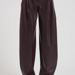 Pantalone in eco pelle donna T180471E CABERNET THE ANDAMANE 