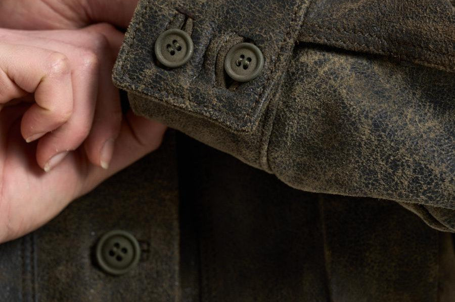 Giacca donna effetto vintage marrone 50009D ARMY SALVATORE SANTORO 