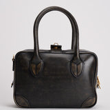 Borsa donna tote "Vita" in pelle vintage nera GWA00470 A00086790100 GOLDEN GOOSE 