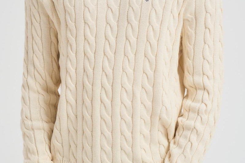 Maglia uomo girocollo panna 710775885 024 RALPH LAUREN 