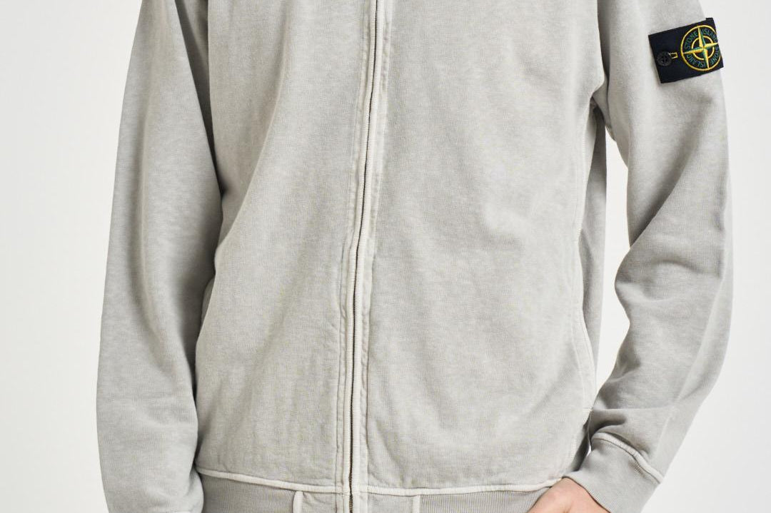 Felpa uomo con cappuccio ghiaccio 6100032 S0060V0161 STONE ISLAND 